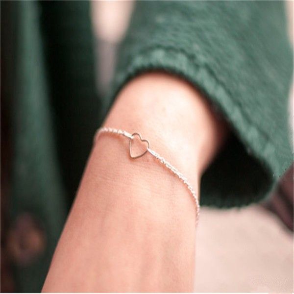 open heart bracelet in gold silver bridesmaid gift heart charm wedding bridal gift valentines bracelet love heart jewelry, Golden;silver
open heart bracelet in gold silver bridesmaid gift heart charm wedding bridal gift valentines bracelet love heart jewelry, Golden;silver