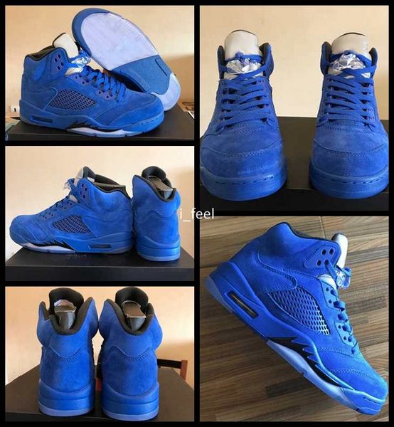 2017 High Quality 5 V Raging Bulls Blue Suede Mens Basketball Shoes 5s Bull Basket ball Sports Sneakers With Box Size 8-13
2017 High Quality 5 V Raging Bulls Blue Suede Mens Basketball Shoes 5s Bull Basket ball Sports Sneakers With Box Size 8-13