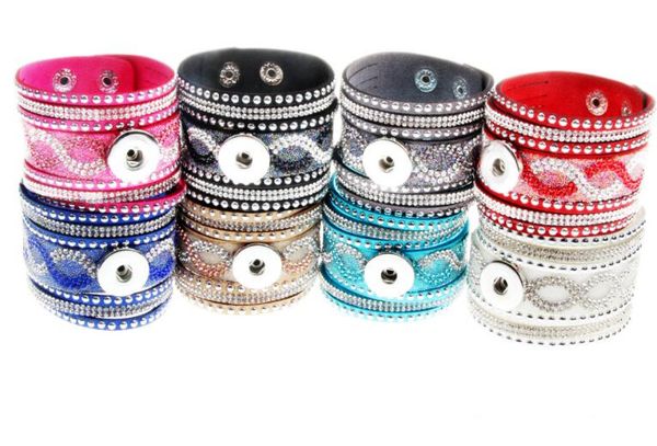 10pc/lot girl's women rivet rhinestone diy jewelry noosa button leather bracelet snap button bracelet snap jewelry fit 18mm charm 7 col, Black
10pc/lot girl's women rivet rhinestone diy jewelry noosa button leather bracelet snap button bracelet snap jewelry fit 18mm charm 7 col, Black