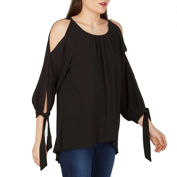 large size lady chiffon t-shirt spring summer t shirt women split the fork flutter sleeve top, White
large size lady chiffon t-shirt spring summer t shirt women split the fork flutter sleeve top, White