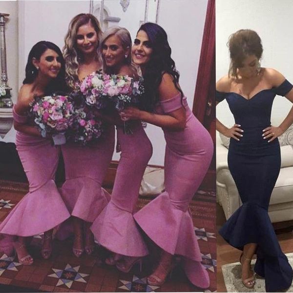 2016 simple off the shoulder sweetheart short sleeve mermaid beach bridesmaid dresses party gowns vestidos, White;pink
2016 simple off the shoulder sweetheart short sleeve mermaid beach bridesmaid dresses party gowns vestidos, White;pink