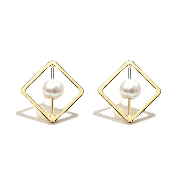 2017 summer new women's geometric natural pearl earrings 14k gold delicate stud earrings original design factory price ing
2017 summer new women's geometric natural pearl earrings 14k gold delicate stud earrings original design factory price ing