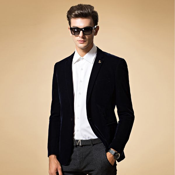 wholesale- mens blazer suit jacket korean fashion velvet blue blazer male casual jacket single breasted plus size 6xl on sale, White;black
wholesale- mens blazer suit jacket korean fashion velvet blue blazer male casual jacket single breasted plus size 6xl on sale, White;black
