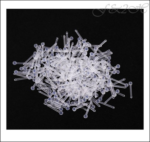 0.8mm acrylic anti-allergic plastic body piercing jewelry clear nose studs retainers ball ear bone stud, Slivery;golden
0.8mm acrylic anti-allergic plastic body piercing jewelry clear nose studs retainers ball ear bone stud, Slivery;golden