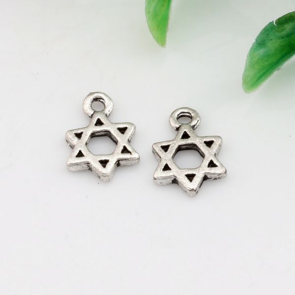 300 pcs antique silver zinc alloy "star of david" charm pendants diy jewelry 9x13mm a-023, Bronze;silver
300 pcs antique silver zinc alloy "star of david" charm pendants diy jewelry 9x13mm a-023, Bronze;silver