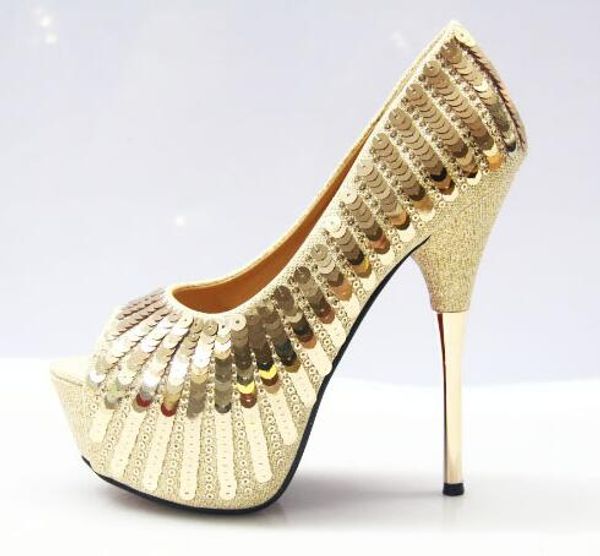 2017 women high heel pumps fish mouth summer shoes gold black color sequins decoration open toe high-heels woman shoes 14cm
2017 women high heel pumps fish mouth summer shoes gold black color sequins decoration open toe high-heels woman shoes 14cm