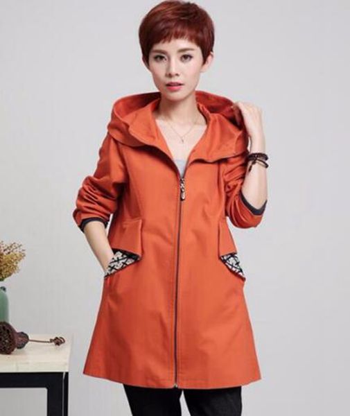 women in the spring and autumn new han edition cultivate one's morality show thin fertilizer increased loose trench coat / -4xl, Tan;black
women in the spring and autumn new han edition cultivate one's morality show thin fertilizer increased loose trench coat / -4xl, Tan;black