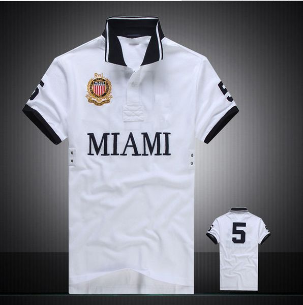 polos shirts short sleeve embroidery turn-down collar city big horse polo men's t-shirt 100% cotton, White;black
polos shirts short sleeve embroidery turn-down collar city big horse polo men's t-shirt 100% cotton, White;black