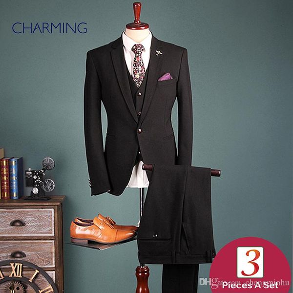 men suit 3 piece suit fabric suits for mens business suits fashion dress suits for men, Black;gray
men suit 3 piece suit fabric suits for mens business suits fashion dress suits for men, Black;gray