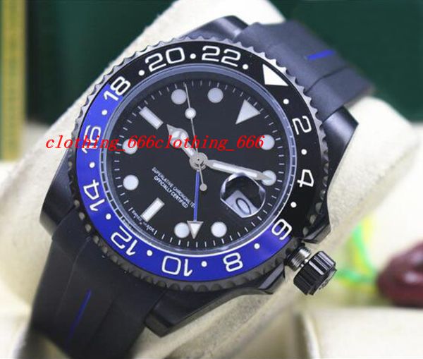 2019 luxury watch ii 116710 40mm ceramic bezel man coating black/blue rubber bracelet automatic mechanical men watches new arrival, Slivery;brown
2019 luxury watch ii 116710 40mm ceramic bezel man coating black/blue rubber bracelet automatic mechanical men watches new arrival, Slivery;brown