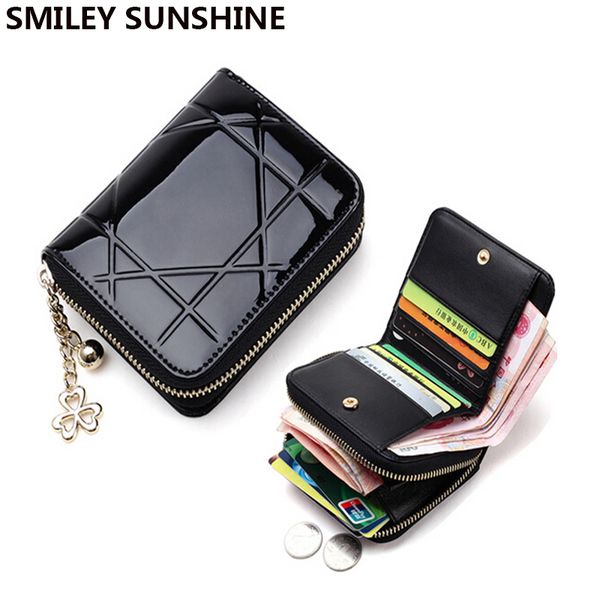 wholesale- women coin purses holders short wallet female small purse women patent leather wallet clutch bag ladies mini purse porte monna, Red;black
wholesale- women coin purses holders short wallet female small purse women patent leather wallet clutch bag ladies mini purse porte monna, Red;black