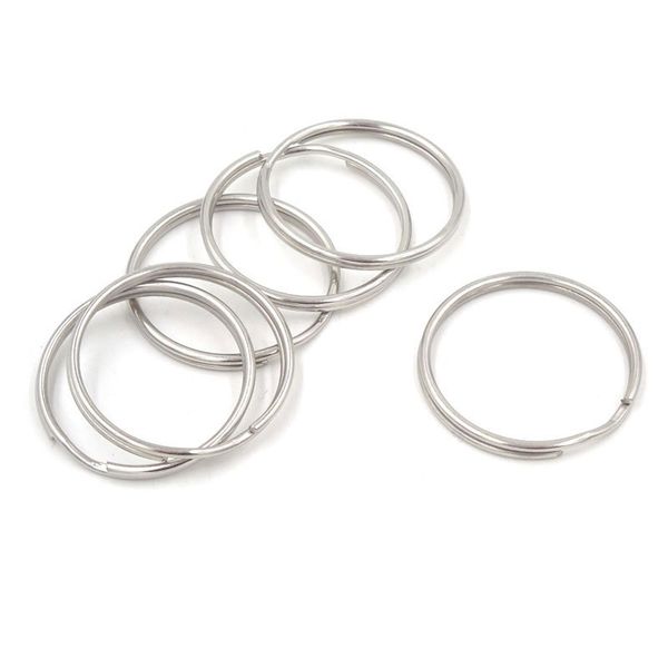 50Pcs Keyring Split Ring 25mm 30mm Split Keychain Rings Argolas Para Chaveiro Accessories For Key Porte Cle Keychain Parts Bricolage