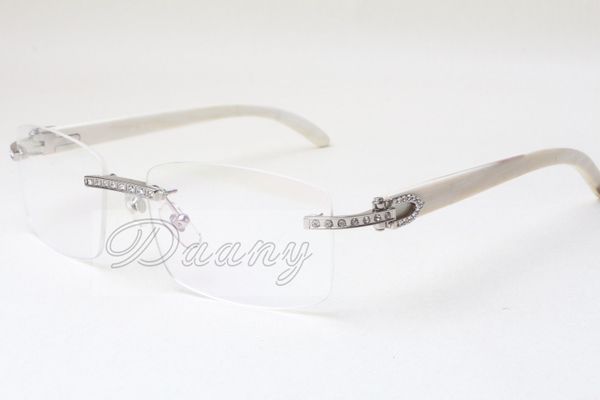 direct fashion, eyeglasses frame, spectacle frame, t3524012, white natural rhinoceros horn, square diamond glasses, 58-18-140mm, Silver
direct fashion, eyeglasses frame, spectacle frame, t3524012, white natural rhinoceros horn, square diamond glasses, 58-18-140mm, Silver
