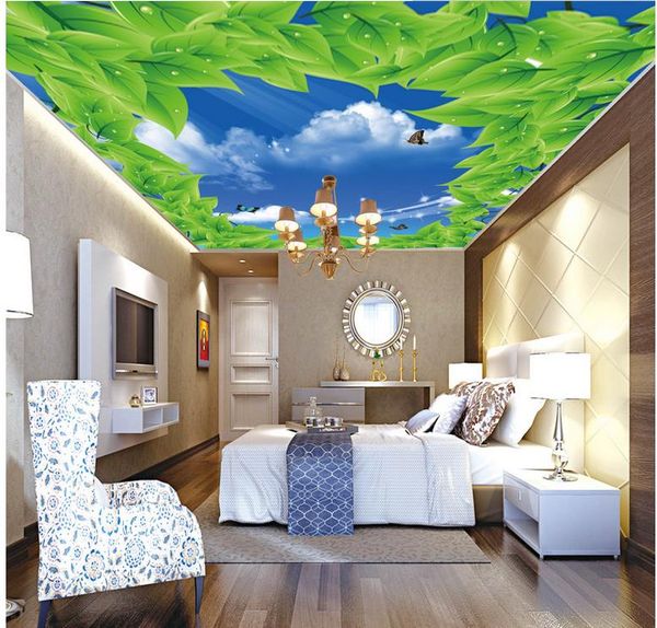 beautiful blue sky white cloud green leaf ceiling zenith mural wallpaper for walls 3 d for living room
beautiful blue sky white cloud green leaf ceiling zenith mural wallpaper for walls 3 d for living room