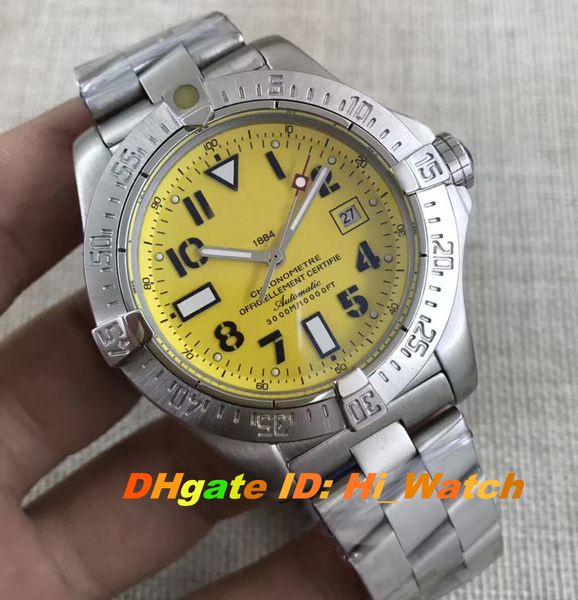 new avenger seawolf ii seawolf a1733110/i519 silver steel case yellow dial a2813 automatic mens watch stainless steel daydate watches br72a1, Slivery;brown
new avenger seawolf ii seawolf a1733110/i519 silver steel case yellow dial a2813 automatic mens watch stainless steel daydate watches br72a1, Slivery;brown
