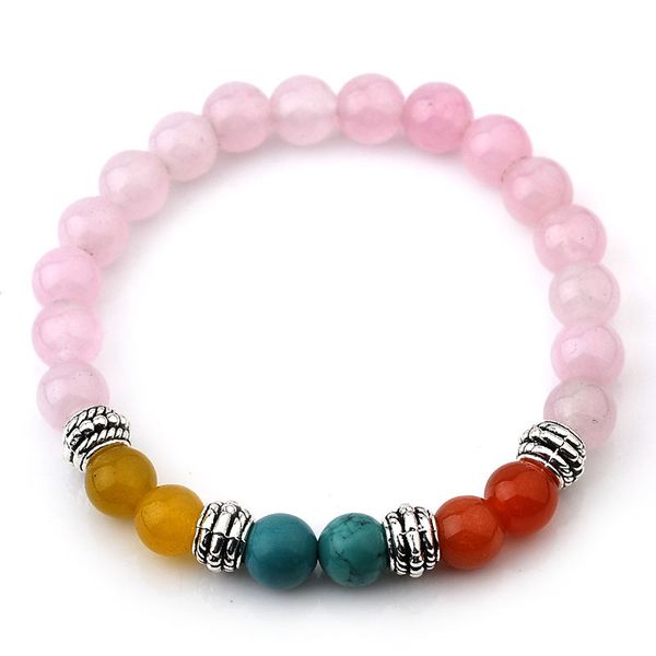 natural stone cute pink beads bracelet bangle for women 7 reiki chakra agate stone yoga balance stretch bracelets chrismas gift 6, Black
natural stone cute pink beads bracelet bangle for women 7 reiki chakra agate stone yoga balance stretch bracelets chrismas gift 6, Black