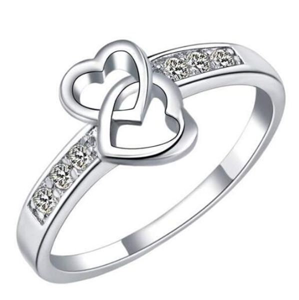 sterling silver rings hearts engagement fingers rings zircon double heart charm cz crystal beautiful love jewelry christmas gift, Golden;silver
sterling silver rings hearts engagement fingers rings zircon double heart charm cz crystal beautiful love jewelry christmas gift, Golden;silver