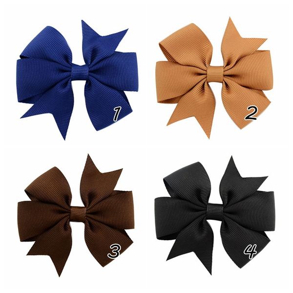 20 colors 3 inch Bowknot hairpin Barrettes grosgrain ribbon hair bows children hair accessories baby hairbows girl hair clip
20 colors 3 inch Bowknot hairpin Barrettes grosgrain ribbon hair bows children hair accessories baby hairbows girl hair clip