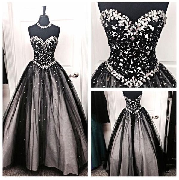 2020 black and white gothic wedding dresses vintage luxury sparkly crystal beaded tulle bridal gowns custom made china en101313
2020 black and white gothic wedding dresses vintage luxury sparkly crystal beaded tulle bridal gowns custom made china en101313