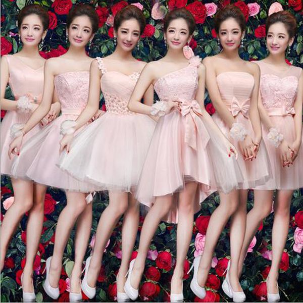 pink short elegant bridesmaid dresses for ladies lace birthday party short section evening bridesmaid dresses with high quality, Red;white
pink short elegant bridesmaid dresses for ladies lace birthday party short section evening bridesmaid dresses with high quality, Red;white