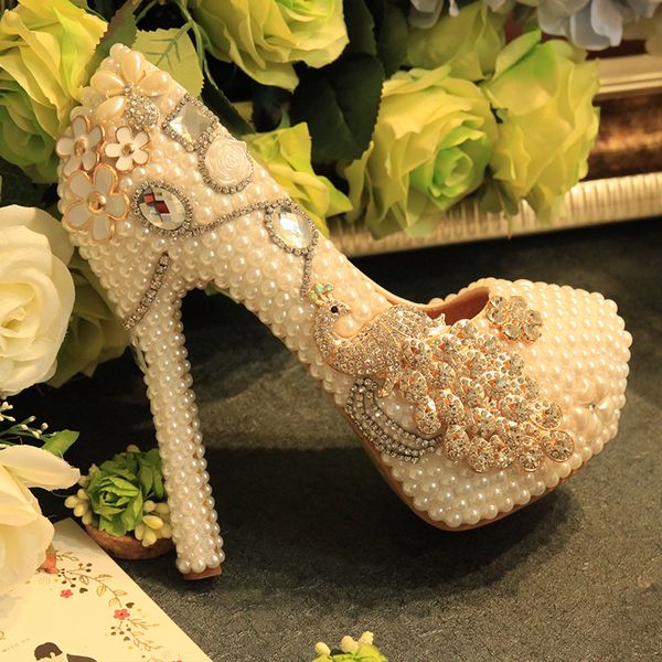 fashion white pearls flower rhinestone wedding high heels phoenix decoration handmake delicate stiletto gorgeous nightclub ceremony women, Black
fashion white pearls flower rhinestone wedding high heels phoenix decoration handmake delicate stiletto gorgeous nightclub ceremony women, Black