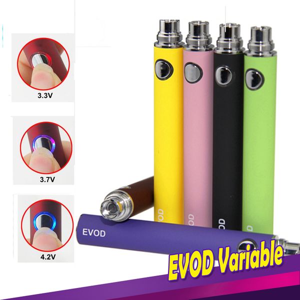 EVOD Battery EVOD Переменное напряжение 3,3 В 3,7 В 4,2 В 650 мАч 900 мАч 1100 мАч Электронные сигареты Регулируемая батарея 510 Резьба Fit MT3 CE4 Vaporizer
EVOD Battery EVOD Переменное напряжение 3,3 В 3,7 В 4,2 В 650 мАч 900 мАч 1100 мАч Электронные сигареты Регулируемая батарея 510 Резьба Fit MT3 CE4 Vaporizer