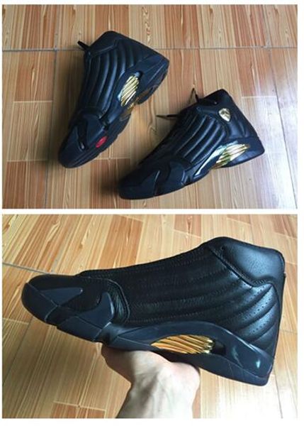 Nike Air Jordan Retro Shoes 2017 мужские новые 14 баскетбол обувь определяющие моменты пакет черный золото открытый спортивные кроссовки тренеры
Nike Air Jordan Retro Shoes 2017 мужские новые 14 баскетбол обувь определяющие моменты пакет черный золото открытый спортивные кроссовки тренеры