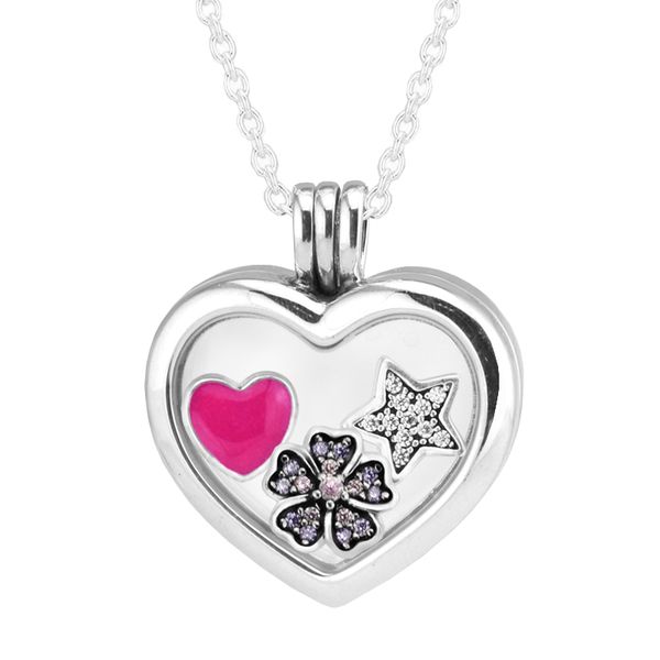 heart medium floating locket silver necklace with heart, star&flower 100% 925 sterling silver necklace diy jewelry
heart medium floating locket silver necklace with heart, star&flower 100% 925 sterling silver necklace diy jewelry