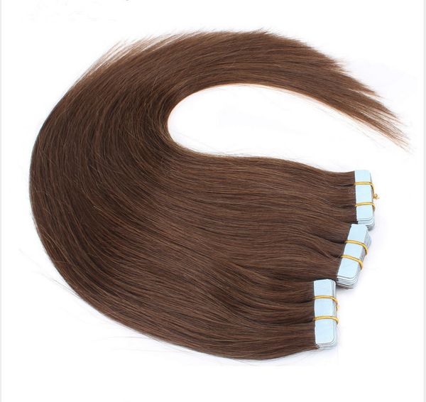 7a indian remy human hair straight hair pu tape hair extensions 14''-26'' 4# drak brown 100/pack 40pcs dhl free, Black
7a indian remy human hair straight hair pu tape hair extensions 14''-26'' 4# drak brown 100/pack 40pcs dhl free, Black