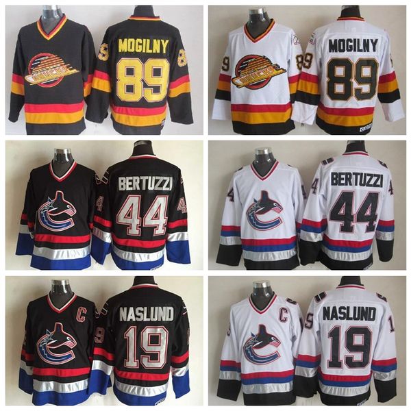 vintage vancouver canucks hockey jerseys 89 alexander mogiln 44 todd bertuzzi 19 markus naslund classic stitched jersey m-xxxl, Black;red
vintage vancouver canucks hockey jerseys 89 alexander mogiln 44 todd bertuzzi 19 markus naslund classic stitched jersey m-xxxl, Black;red