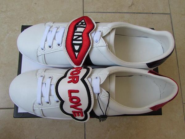 Luxury Removable Embroideries Bland For Love Sneakers 2017 New Low Top White Leather Men Women G Casual Shoes Drop Shipping
Luxury Removable Embroideries Bland For Love Sneakers 2017 New Low Top White Leather Men Women G Casual Shoes Drop Shipping