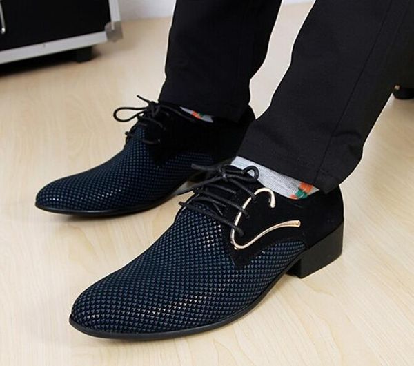 breathable british stylist business leisure suit men married small leather shoes, Black
breathable british stylist business leisure suit men married small leather shoes, Black