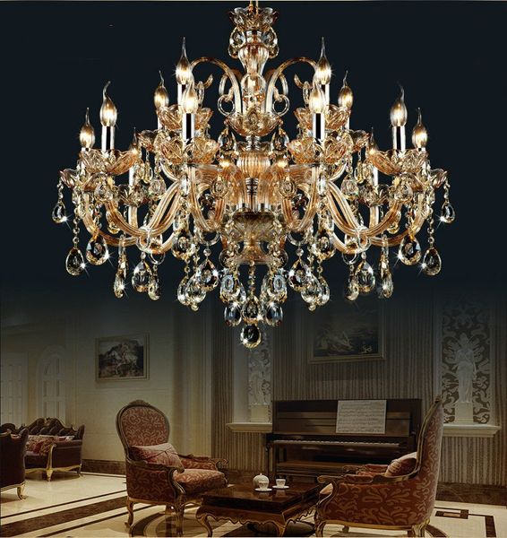 Free Shipping 15 Arms crystal chandelier Light Luxury Modern crystal Lamp chandelier Lighting champage Crystal Top K9
Free Shipping 15 Arms crystal chandelier Light Luxury Modern crystal Lamp chandelier Lighting champage Crystal Top K9
