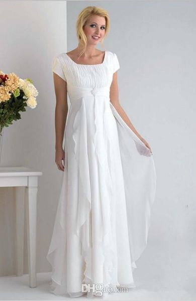 Hot Selling New Maternity Beach Wedding Dresses Summer Style Simple Short Sleeve Floor Length Ruffles Pregnancy Chiffon Bridal Gowns W801
Hot Selling New Maternity Beach Wedding Dresses Summer Style Simple Short Sleeve Floor Length Ruffles Pregnancy Chiffon Bridal Gowns W801