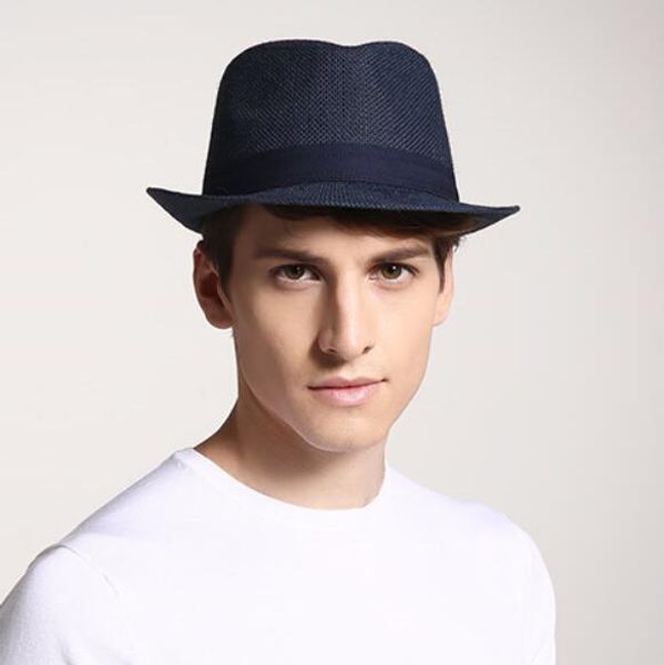 men's panama hats casual straw sun hats fedora jazz hats with feather belt informal ear for men qf, Blue;gray
men's panama hats casual straw sun hats fedora jazz hats with feather belt informal ear for men qf, Blue;gray