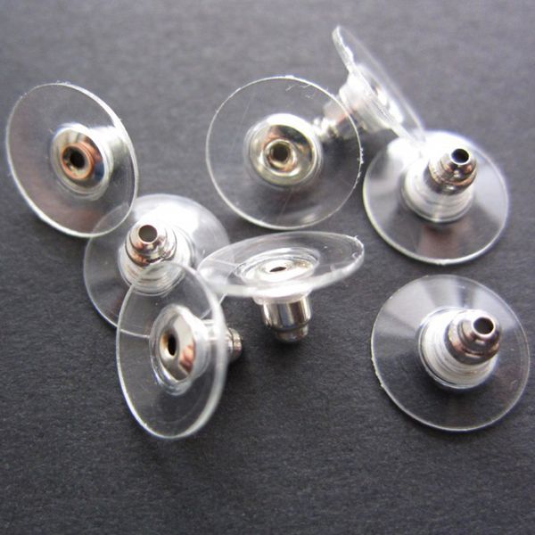 100pcs/lot copper plastic earring back sers findings jewelry making material gold silver color metal ear plugs accessories, White
100pcs/lot copper plastic earring back sers findings jewelry making material gold silver color metal ear plugs accessories, White