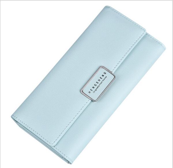 

Hengsheng new women's purse is simple and stylish with a large volume and a large amount of credit card wallet, C1