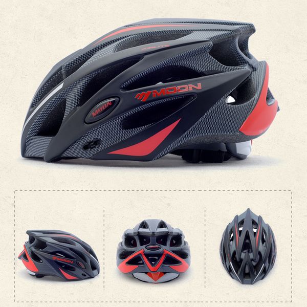 Moon Cycling Helmet Ultralight And Integrally Molded Professional Bicycle Helmet 275g 25 Holes Size M 55-58cm L 58-61cm
Moon Cycling Helmet Ultralight And Integrally Molded Professional Bicycle Helmet 275g 25 Holes Size M 55-58cm L 58-61cm