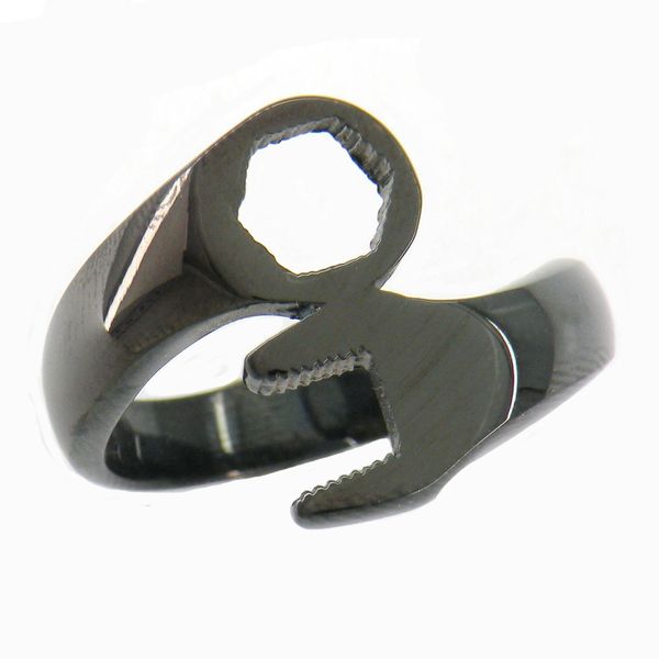fanssteel stainless steel vintage mens or wemens jewelry black plating motorcycle reparing tools spanner wrench biker ring 09w79b, Silver
fanssteel stainless steel vintage mens or wemens jewelry black plating motorcycle reparing tools spanner wrench biker ring 09w79b, Silver