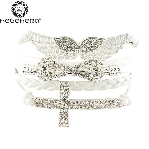 wholesale-new arrival elegant women friendship bracelets full stone wings cross infinity wholesale price, Golden;silver
wholesale-new arrival elegant women friendship bracelets full stone wings cross infinity wholesale price, Golden;silver