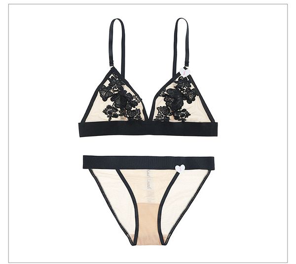 floral lingerie set new design floral applique soft wire bralette and panties applique bra and panty set ing, Red;black
floral lingerie set new design floral applique soft wire bralette and panties applique bra and panty set ing, Red;black