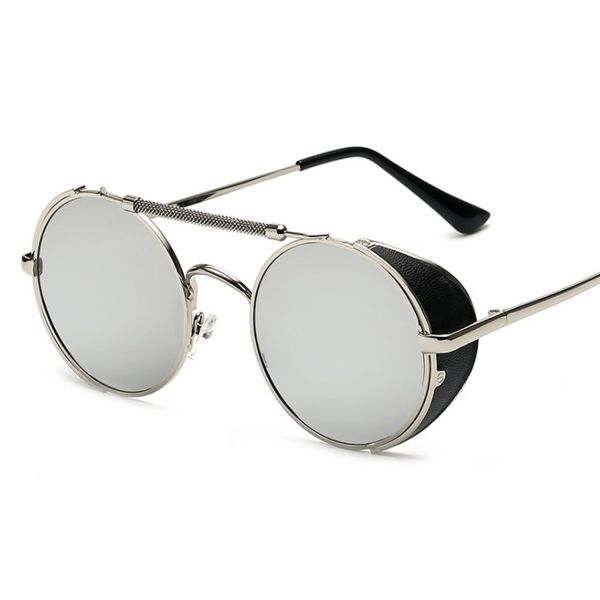 el ciero designer steampunk sunglasses for men & women 2019 round sun glasses fashion shades uv400 protection, White;black
el ciero designer steampunk sunglasses for men & women 2019 round sun glasses fashion shades uv400 protection, White;black