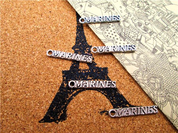 75pcs--marines charms , antique silver marines charm pendant 25x5mm, Bronze;silver
75pcs--marines charms , antique silver marines charm pendant 25x5mm, Bronze;silver