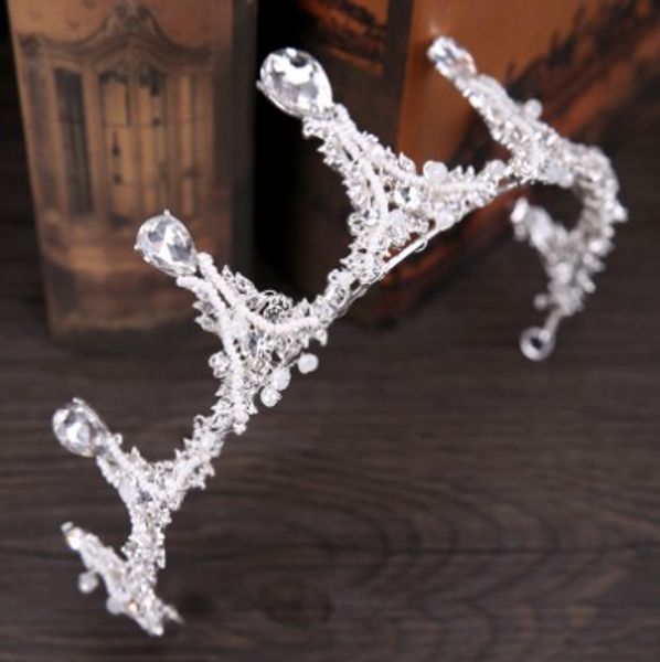 bridal jewelry baroque tiara bridal tiara crown handmade cz rhinestone crystal embellished wedding bridal hair accessories, Slivery;golden
bridal jewelry baroque tiara bridal tiara crown handmade cz rhinestone crystal embellished wedding bridal hair accessories, Slivery;golden