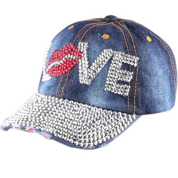 wholesale fashion denim snapback caps cute crystal handmake letter love lips cotton hat baseball cap for women, Blue;gray
wholesale fashion denim snapback caps cute crystal handmake letter love lips cotton hat baseball cap for women, Blue;gray