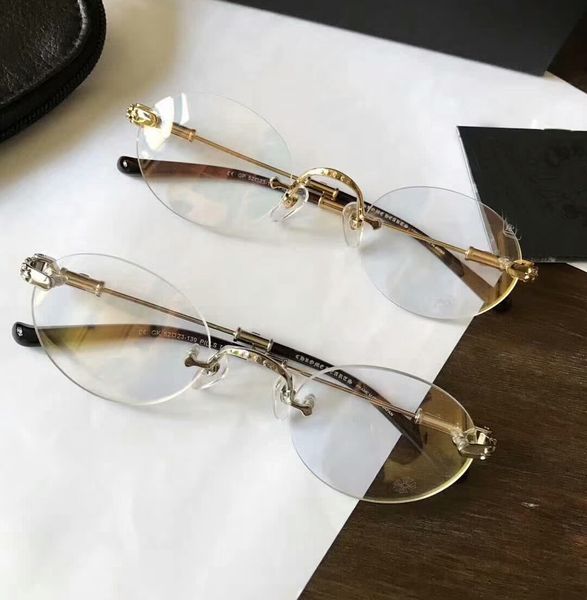 men gold oval eyeglasses glasses frame rimless eyeglasses glasses frames round shape eyewear new in box, Black
men gold oval eyeglasses glasses frame rimless eyeglasses glasses frames round shape eyewear new in box, Black