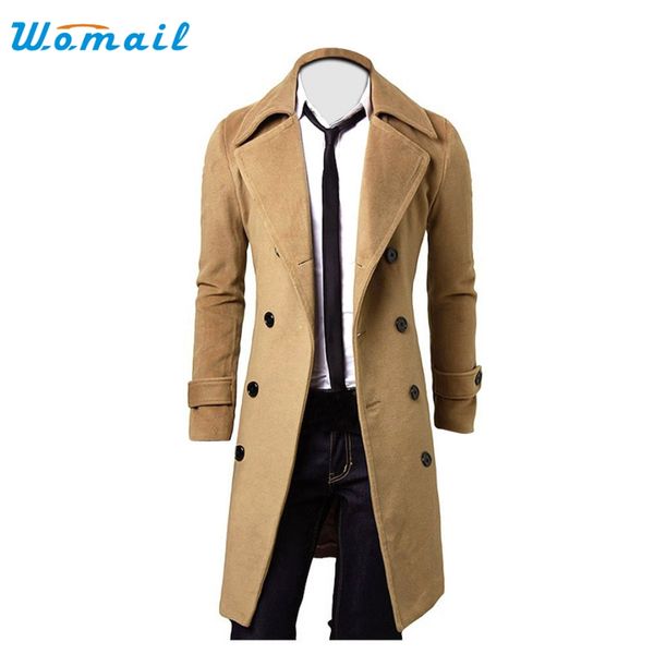 wholesale- womail good deal 2017 fashion winter men slim stylish trench coat double breasted long jacket parka 1pc*23 _u00442, Tan;black
wholesale- womail good deal 2017 fashion winter men slim stylish trench coat double breasted long jacket parka 1pc*23 _u00442, Tan;black