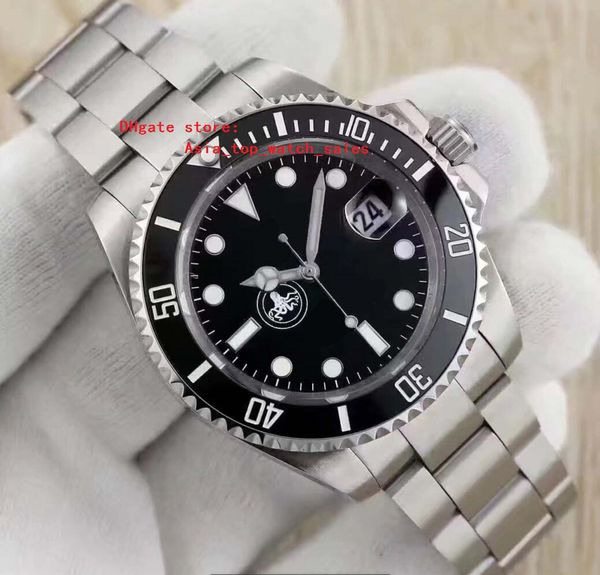 latest version 116610 mark version 40mm black dial black border 2836 mechanical automatic men watches, Slivery;brown
latest version 116610 mark version 40mm black dial black border 2836 mechanical automatic men watches, Slivery;brown