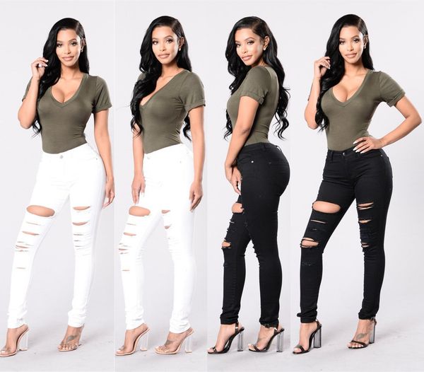 hole jeans women jeans black white feet pencil pants slim cotton stretch denim jeans women trouser, Blue
hole jeans women jeans black white feet pencil pants slim cotton stretch denim jeans women trouser, Blue
