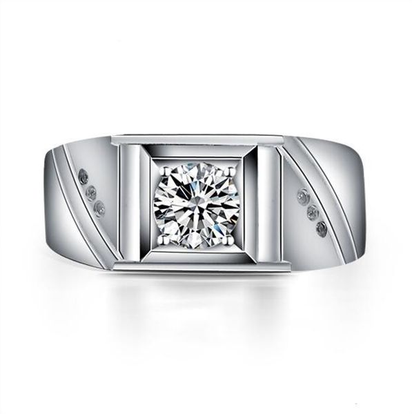 fashion luxury jewelry men solitaire band 5mm diamonique cz simulated diamond 10kt white gold filled wedding ring gift, Golden;silver
fashion luxury jewelry men solitaire band 5mm diamonique cz simulated diamond 10kt white gold filled wedding ring gift, Golden;silver